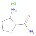 cis-2-aminocyclopentanecarboxamide;hydrochloride