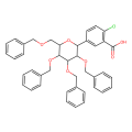 2-chloro-5-[(2S,3S,4R,5R,6R)-3,4,5-tris(benzyloxy)-6-[(benzyloxy)methyl]oxan-2-yl]benzoic acid