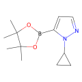 1-cyclopropyl-5-(tetramethyl-1,3,2-dioxaborolan-2-yl)-1H-pyrazole