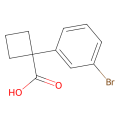 1-(3-溴苯基)环丁烷-1-羧酸