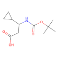 (3S)-3-(tert-butoxycarbonylamino)-3-cyclopropyl-propanoic acid