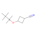 3-[(tert-butyldimethylsilyl)oxy]cyclobutane-1-carbonitrile