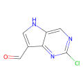 2-chloro-5H-pyrrolo[3,2-d]pyrimidine-7-carbaldehyde