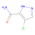 4-chloro-1H-pyrazole-3-carboxamide