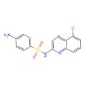 Chloroquinoxaline sulfonamide