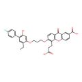 5-(2-Carboxyethyl)-6-[3-[2-ethyl-4-(4-fluorophenyl)-5-hydroxyphenoxy]propoxy]-9-oxoxanthene-2-carboxylic acid