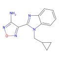 4-[1-(Cyclopropylmethyl)-1H-benzimidazol-2-yl]-1,2,5-oxadiazol-3-amine