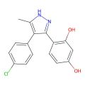 4-(4-(4-chlorophenyl)-5-methyl-1H-pyrazol-3-yl)benzene-1,3-diol