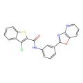 3-chloro-N-[3-([1,3]oxazolo[4,5-b]pyridin-2-yl)phenyl]-1-benzothiophene-2-carboxamide