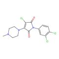 3-Chloro-1-(3,4-dichlorophenyl)-4-(4-methylpiperazin-1-yl)pyrrole-2,5-dione