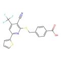 4-({[3-Cyano-6-(2-thienyl)-4-(trifluoromethyl)-2-pyridinyl]sulfanyl}methyl)benzoic acid