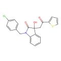 1-(4-chlorobenzyl)-3-hydroxy-3-[2-oxo-2-(2-thienyl)ethyl]-1,3-dihydro-2H-indol-2-one