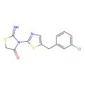 3-(5-(3-Chlorobenzyl)thiazol-2-yl)-2-iminothiazolidin-4-one