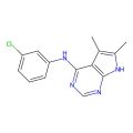 4-(3-Chlorophenylamino)-5,6-dimethyl-7H-pyrrolo(2,3-d)pyrimidine