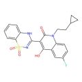 1-(2-Cyclopropylethyl)-3-(1,1-Dioxido-2h-1,2,4-Benzothiadiazin-3-Yl)-6-Fluoro-4-Hydroxyquinolin-2(1h)-One