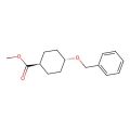 Cyclohexanecarboxylic acid, 4-(phenylmethoxy)-, methyl ester, trans-methyl trans-4-(benzyloxy)cyclohexane-1-carboxylate
