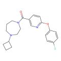 (4-Cyclobutyl-1,4-diazepan-1-yl)(6-(4-fluorophenoxy)pyridin-3-yl)methanone