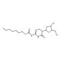 Carbamic acid, (5-(2-deoxy-beta-D-erythro-pentofuranosyl)-1,4,5,6-tetrahydro-4-oxo-1,3,5-triazin-2-yl)-, heptyl ester