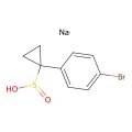 1-(4-bromophenyl)cyclopropanesulfinic acid;sodium salt