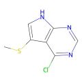 4-chloro-5-(methylsulfanyl)-7H-pyrrolo[2,3-d]pyrimidine