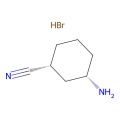 cis-3-aminocyclohexanecarbonitrile;hydrobromide