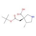cis-3-[2-(tert-butoxy)-2-oxoethyl]-4-methylpyrrolidine-3-carboxylic acid