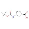 (1S,4S)-4-{[(tert-butoxy)carbonyl]amino}cyclopent-2-ene-1-carboxylic acid