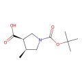 cis-1-tert-butoxycarbonyl-4-methyl-pyrrolidine-3-carboxylic acid