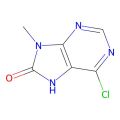 6-氯-9-甲基-7H-嘌呤-8(9H)-酮