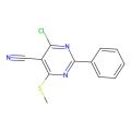4-氯-6-(甲硫基)-2-苯基嘧啶-5-甲腈