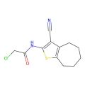 2-氯-N-(3-氰基-5，6，7，8-四氢-4H-环庚[b]噻吩-2-基)乙酰胺