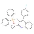 2-环丙基-4-(4-氟苯基)-3-喹啉甲基二苯基氧膦