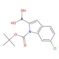 (1-(叔丁氧基羰基)-6-氯-1H-吲哚-2-基)硼酸(含数量不等的酸酐)