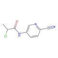 2-chloro-N-(6-cyanopyridin-3-yl)propanamide