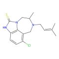 5-Chloro-8-methyl-7-(3-methylbut-2-en-1-yl)-6,7,8,9-tetrahydro-2,7,9a-triazabenzo[cd]azulene-1(2H)-thione