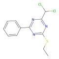 2-(Dichloromethyl)-4-(ethylthio)-6-phenyl-1,3,5-triazine