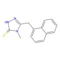 2,4-Dihydro-4-methyl-5-(1-naphthalenylmethyl)-3H-1,2,4-triazole-3-thione