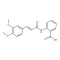 2-[[3-(3,4-Dimethoxyphenyl)acryloyl]amino]benzoic acid