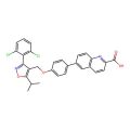 6-(4-{[3-(2,6-Dichlorophenyl)-5-(1-Methylethyl)isoxazol-4-Yl]methoxy}phenyl)quinoline-2-Carboxylic Acid