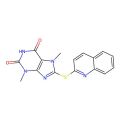 3,7-Dimethyl-8-quinolin-2-ylsulfanylpurine-2,6-dione