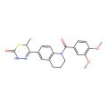 5-[1-(3,4-dimethoxybenzoyl)-3,4-dihydro-2H-quinolin-6-yl]-6-methyl-3,6-dihydro-1,3,4-thiadiazin-2-one