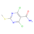4,6-二氯-2-(甲基硫代)嘧啶-5-羧酰胺