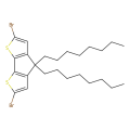 2,6-二溴-4,4-二辛基-4H-环戊[2,1-b; 3,4-b']二噻吩