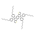 4,9-二氢-4,4,9,9-四（4-己基苯基）-s-茚满[1,2-b：5,6-b']二噻吩