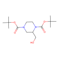 1,4-双(Boc)-2-哌嗪甲醇