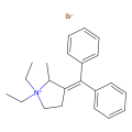 3-(二苯亚甲基)-1,1-二乙基-2-甲基吡咯烷-1-鎓溴化物