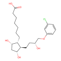 13,14-dihydro-16-m-chlorophenoxy-w-tetranor-PGF₁α