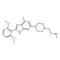 (2-{4-[2-(2,6-dimethoxyphenyl)-4-methyl-1H-1,3-benzodiazol-6-yl]piperidin-1-yl}ethyl)(methyl)amine