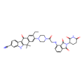 8-[4-[2-[[2-(2,6-dioxopiperidin-3-yl)-1,3-dioxoisoindol-4-yl]amino]acetyl]piperazin-1-yl]-9-ethyl-6,6-dimethyl-11-oxo-5H-benzo[b]carbazole-3-carbonitrile
