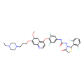 1-[2-(2,6-difluorophenyl)-4-oxo-1,3-thiazolidin-3-yl]-3-[4-[7-[3-(4-ethylpiperazin-1-yl)propoxy]-6-methoxyquinolin-4-yl]oxy-3,5-difluorophenyl]urea